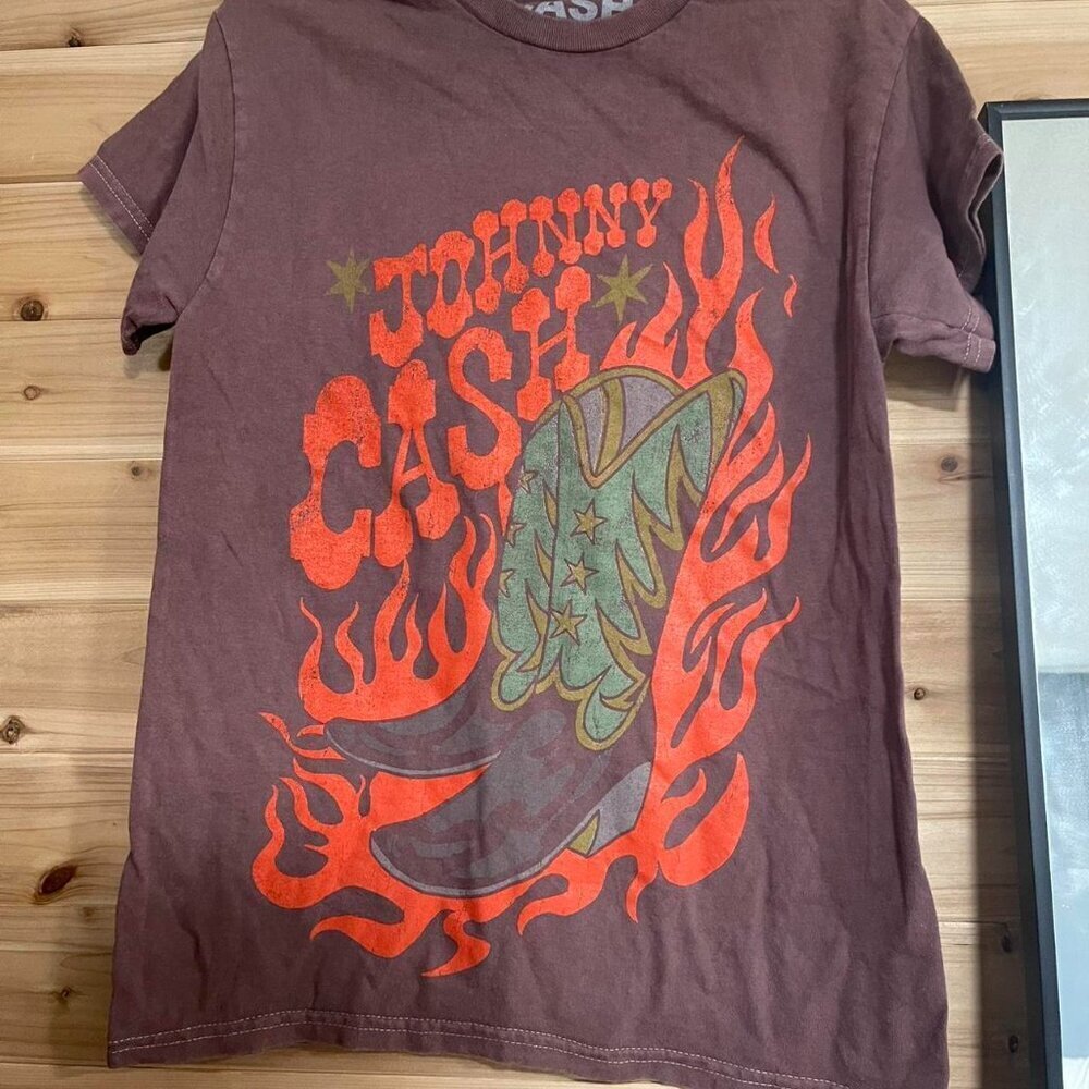 Dark Maroon Color Johnny Cash